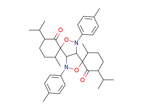 1',3a',4',6a'-Tetrahydro-3,3-diisopropyl-6,6-dimethyl-1',4'-bis(4-methylphenyl)dispiro<cyclohexan-1,3'-<3H,6H>isoxazolo<4,3-c>isoxazol-6',1-cyclohexan>-2,2-dion