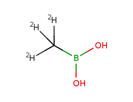 Molecular Structure of 1332481-37-4 (Methylboronic Acid-d3)