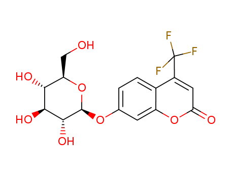 2H-1-Benzopyran-2-one,7-(b-D-galactopyranosyloxy)-4-(trifluoromethyl)-
