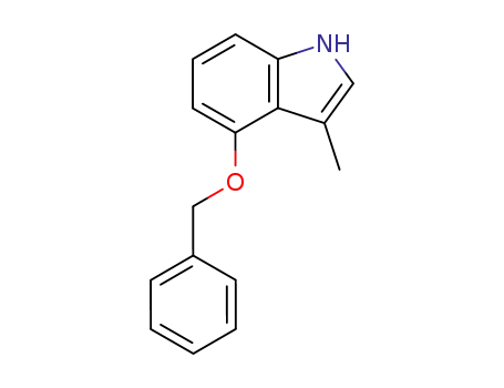 Molecular Structure of 92962-49-7 (4-benzyloxy-3-methyl-indole)