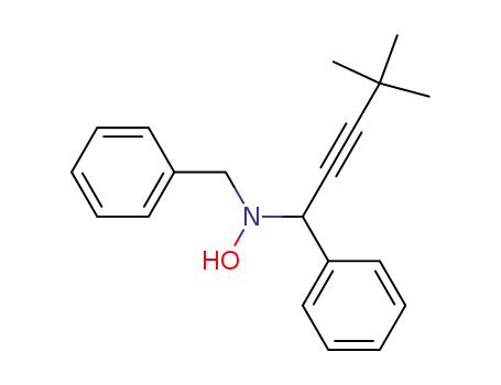 N-benzyl-N-(4,4-dimethyl-1-phenylpent-2-ynyl)hydroxylamine
