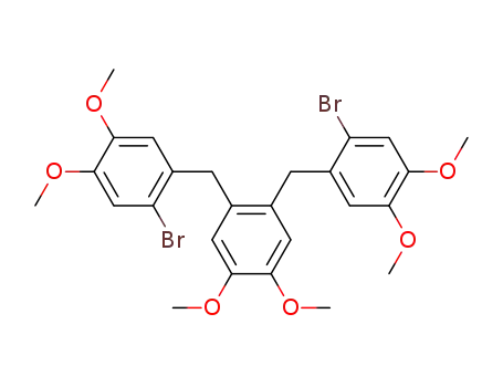 Benzene,
1,2-bis[(2-bromo-4,5-dimethoxyphenyl)methyl]-4,5-dimethoxy-