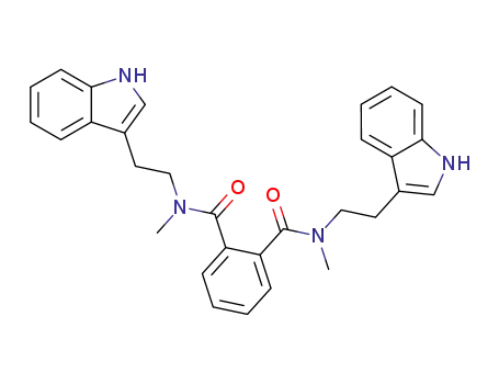 Molecular Structure of 521949-80-4 (N,N'-bis[2-(1H-indol-3-yl)-ethyl]-N,N'-dimethyl-phthalamide)