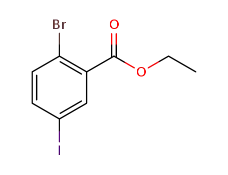 Molecular Structure of 1208075-44-8 (Ethyl 2-broMo-5-iodobenzoate)
