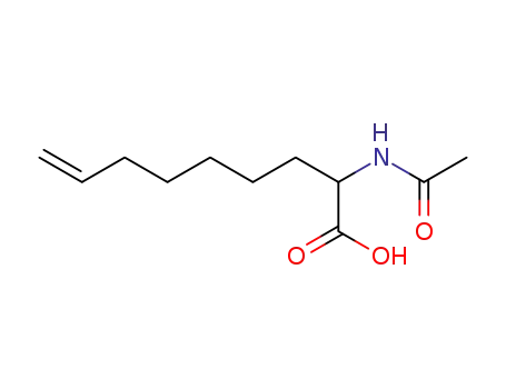 Molecular Structure of 924309-93-3 (2-acetaMidonon-8-enoic acid)