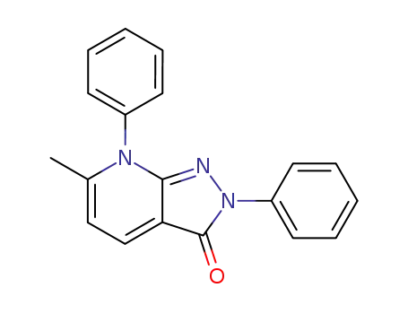 3H-Pyrazolo[3,4-b]pyridin-3-one, 2,7-dihydro-6-methyl-2,7-diphenyl-