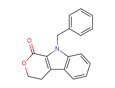 Pyrano[3,4-b]indol-1(3H)-one, 4,9-dihydro-9-(phenylmethyl)-