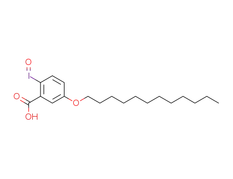 Molecular Structure of 112391-36-3 (Benzoic acid, 5-(dodecyloxy)-2-iodosyl-)