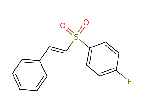 Benzene,1-fluoro-4-[[(1E)-2-phenylethenyl]sulfonyl]- cas  30166-85-9