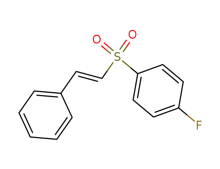 Molecular Structure of 30166-85-9 (1-fluoro-4-{[(E)-2-phenylethenyl]sulfonyl}benzene)