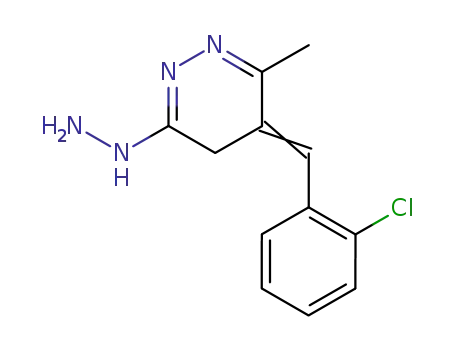 3(2H)-Pyridazinone,5-[(2-chlorophenyl)methylene]-4,5-dihydro-6-methyl-, hydrazone