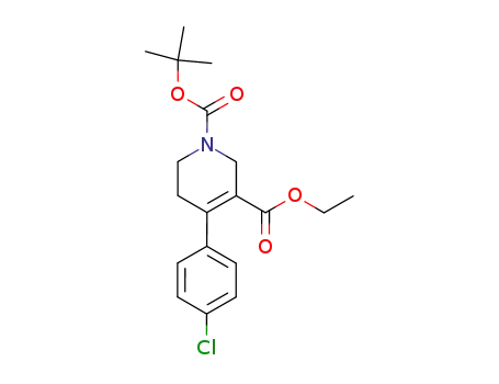 1-(tert-butyl) 3-ethyl 4-(4-chlorophenyl)-5,6-dihydropyridine-1,3(2H)-dicarboxylate