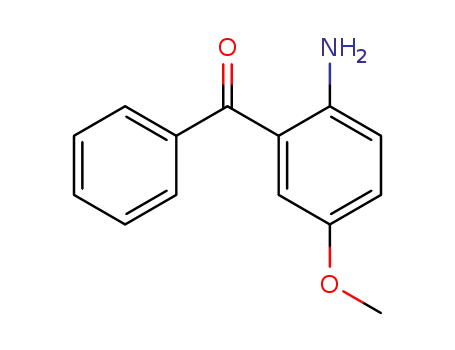 Molecular Structure of 17549-79-0 ((2-aMino-5-Methoxyphenyl)phenylMethanone)