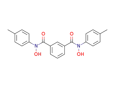 Molecular Structure of 178690-80-7 (isophthal-di-N-(4-methylphenyl)hydroxamic acid)