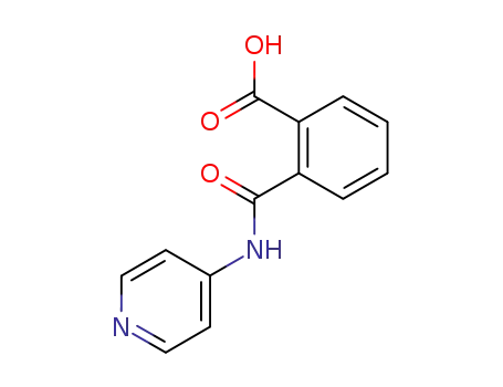 Molecular Structure of 69537-50-4 (2-[(4-PYRIDINYLAMINO)CARBONYL]-BENZOIC ACID)