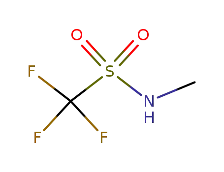Molecular Structure of 34310-29-7 (N-MethyltrifluoroMethanesulfonaMide)