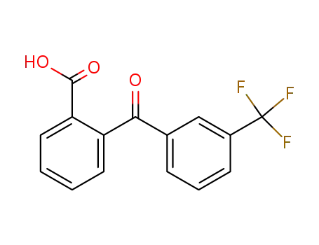 Molecular Structure of 13450-38-9 (2-(3-TRIFLUOROMETHYL-BENZOYL)-BENZOIC ACID)