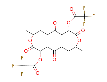 Trifluoro-acetic acid 8,16-dimethyl-2,5,10,13-tetraoxo-11-(2,2,2-trifluoro-acetoxy)-1,9-dioxa-cyclohexadec-3-yl ester