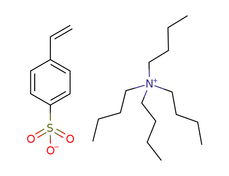 Molecular Structure of 151164-21-5 (tetrabutylammonium 4-vinylbenzenesulfonate)