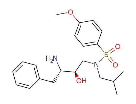 N-((2R,3S)-3-amino-2-hydroxy-4-phenylbutyl)-N-isobutyl-4-methoxybenzenesulfonamide