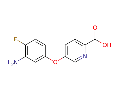 5-(3-amino-4-fluorophenoxy)picolinic acid