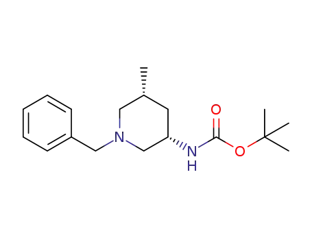 tert-butyl [(3S,5R)-1-benzyl-5-methylpiperidin-3-yl]carbamate