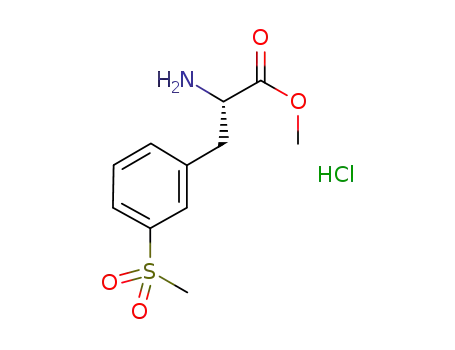 메틸 (S) -2- 아미노 -3- (3- (메틸 설 포닐) 페닐) 프로 파노 에이트 염산염