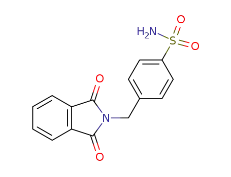 Molecular Structure of 7518-98-1 (4-[(1,3-dioxo-1,3-dihydro-2H-isoindol-2-yl)methyl]benzenesulfonamide)