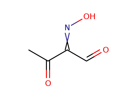 Molecular Structure of 343926-23-8 (Butanal,2-(hydroxyimino)-3-oxo-)