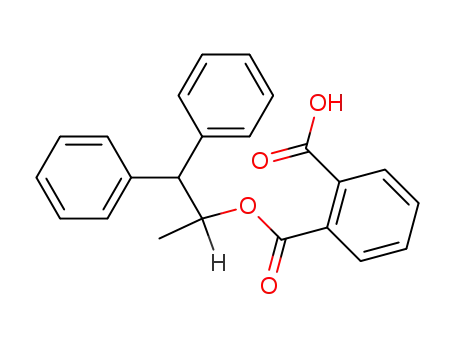 Molecular Structure of 52199-75-4 ((+/-)-phthalic acid mono-(1-methyl-2,2-diphenyl-ethyl ester))