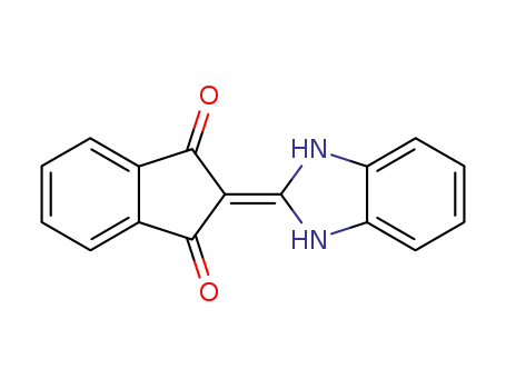 Molecular Structure of 63786-62-9 (2-(3-HYDROBENZIMIDAZOL-2-YLIDENE)INDANE-1,3-DIONE)