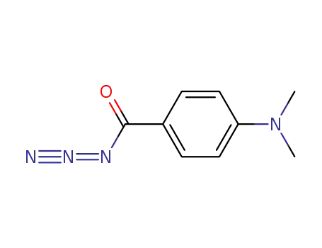Molecular Structure of 70843-95-7 (Benzoyl azide, 4-(dimethylamino)-)