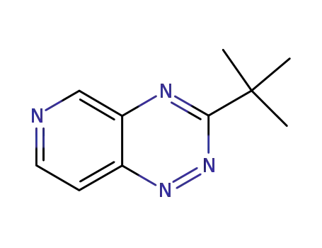 Molecular Structure of 121845-47-4 (3-TERT-BUTYLPYRIDO[3,4-E][1,2,4]TRIAZINE)