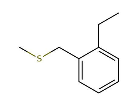 Benzene, 1-ethyl-2-[(methylthio)methyl]- (9CI)