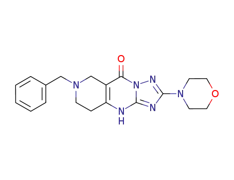 7-benzyl-2-morpholino-6,7,8,9-tetrahydropyrido<4,3-d>-1,2,4-triazolo<1,5-a>pyrimidin-5(10H)-one