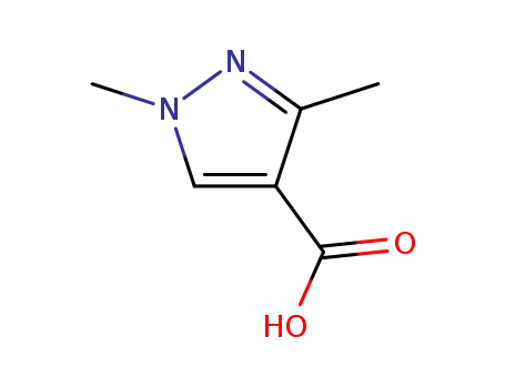 Molecular Structure of 78703-53-4 (1H-Pyrazole-4-carboxylicacid,1,3-dimethyl-(9CI))