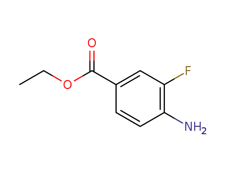 Molecular Structure of 73792-12-8 (ETHYL 4-AMINO-3-FLUOROBENZOATE)