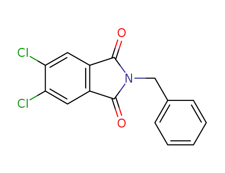 Molecular Structure of 331420-68-9 (2-benzyl-5,6-dichloroisoindoline-1,3-dione)