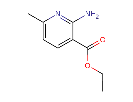 Molecular Structure of 70959-85-2 (3-Pyridinecarboxylic acid, 2-amino-6-methyl-, ethyl ester)