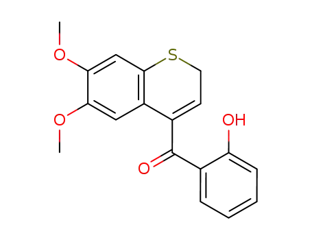 (6,7-Dimethoxy-2H-thiochromen-4-yl)-(2-hydroxy-phenyl)-methanone