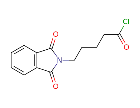 Molecular Structure of 31968-58-8 (2H-Isoindole-2-pentanoyl chloride, 1,3-dihydro-1,3-dioxo-)