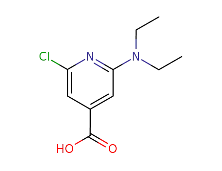 Molecular Structure of 6313-57-1 (2-chloro-6-(diethylamino)pyridine-4-carboxylic acid)