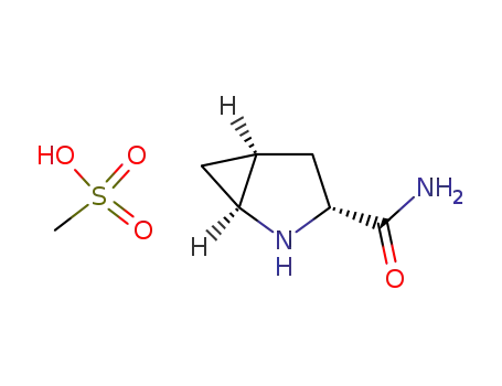 Molecular Structure of 1564266-74-5 (D-trans-4,5-methanoprolineamide methanesulfonic acid salt)