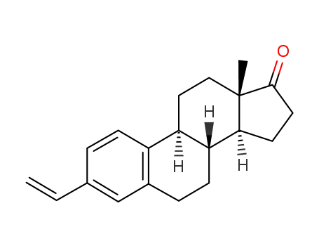 Molecular Structure of 151171-58-3 ((8R,9S,13S,14S)-13-methyl-3-vinyl-6,7,8,9,11,12,13,14,15,16-decahydro-17H-cyclopenta[α]phenanthren-17-one)