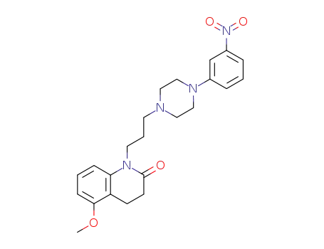 5-methoxy-1-{3-[4-(3-nitrophenyl)-1-piperazinyl]propyl}-3,4-dihydrocarbostyril