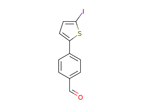 4-(5-Iodothiophen-2-YL)benzaldehyde