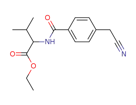 2-(4-Cyanomethyl-benzoylamino)-3-methyl-butyric acid ethyl ester