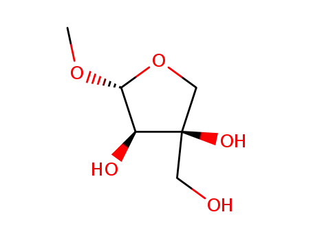 methyl 3-C-(hydroxymethyl)-β-D-erythrofuranoside