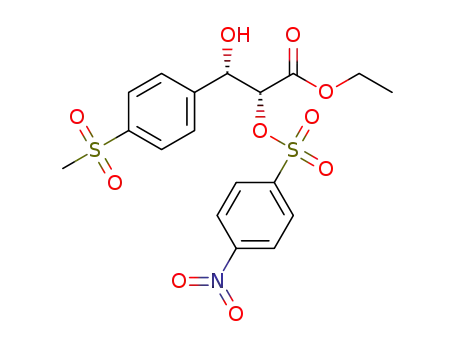 ethyl (2R,3S)-3-hydroxy-3-[4-(methylsulfonyl)phenyl]-2-{[(4-nitrophenyl)sulfonyl]oxy}propanoate