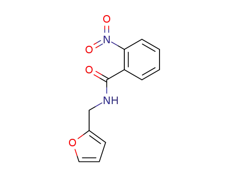 Molecular Structure of 120275-54-9 (Benzamide, N-(2-furanylmethyl)-2-nitro-)